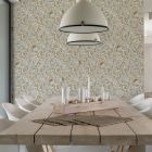 Quinn Beige Paisley Patterned Porcelain Tile (250x250mm) | Go Tiles