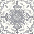 Amaya Grey Matt Patterned Porcelain Tile (200x200mm) | Go Tiles