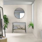 Hamburg White Stone Porcelain Tile (1000x1000mm) | Go Tiles