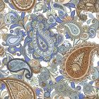 Quinn Multi Paisley Patterned Porcelain Tile (250x250mm) | Go Tiles