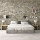 Medina Beige Textured Stone Porcelain Tile (890x320mm) | Go Tiles