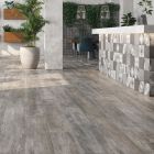 Riga Grey Wood Effect Porcelain Tile (1500x248mm) | Go Tiles