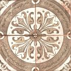 Amaya Beige Matt Patterned Porcelain Tile (200x200mm) | Go Tiles