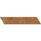 Ellington Natural Wood Effect Porcelain Chevron Tile (400x80mm) | Go Tiles
