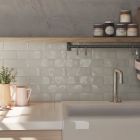 Bellever Soft Grey Gloss Porcelain Brick Tile (200x65mm) | Go Tiles