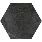 Salinger Black Marble Porcelain Hexagon Tile (228x198mm) | Go TilesSalinger Black Marble Porcelain Hexagon Tile (228x198mm) | Go Tiles