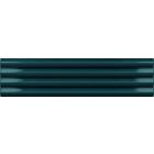 Avon Ribbed Teal Ceramic Brick Tile (200x50mm) | Go Tiles