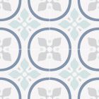 Minsk White Patterned Porcelain Tile (250x250mm) | Go Tiles