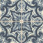 Amaya Beige Matt Patterned Porcelain Tile (200x200mm) | Go Tiles