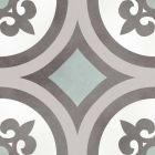 Egon Grey Patterned Porcelain Tile (185x185mm) | Go Tiles