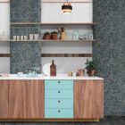 Humble Blue Textured Ceramic Tile (900x300mm) | Go Tiles