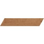 Ellington Natural Wood Effect Porcelain Chevron Tile (400x80mm) | Go Tiles