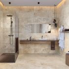Hamburg Beige Stone Porcelain Tile (1000x1000mm) | Go Tiles