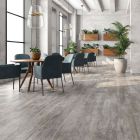 Riga Grey Wood Effect Porcelain Tile (1000x248mm) | Go Tiles