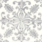 Amaya Grey Gloss Patterned Porcelain Tile (200x200mm) | Go Tiles