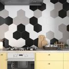 Seville Black Porcelain Hexagon Tile (250x215mm) | Go Tiles