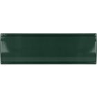 Vienna Convex Green Ceramic Brick Tile (200x65mm) | Go Tiles