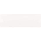 Vienna Convex White Ceramic Brick Tile (200x65mm) | Go Tiles