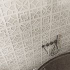 Lena Beige Patterned Stone Porcelain Tile (750x750mm) | Go Tiles