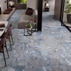 Sanguine Blue Grey Stone Porcelain Tile (1200x600mm) | Go Tiles