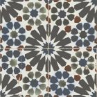 Amaya Beige Matt Patterned Porcelain Tile (200x200mm) | Go Tiles