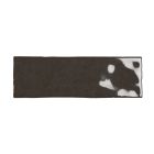 Norway Black Porcelain Brick Tile (200x65mm) | Go Tiles