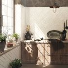 Bellever Soft White Gloss Porcelain Brick Tile (200x65mm) | Go Tiles
