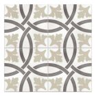 Egon Beige Patterned Porcelain Tile (185x185mm) | Go Tiles