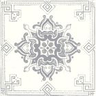 Amaya Grey Gloss Patterned Porcelain Tile (200x200mm) | Go Tiles
