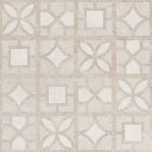 Lena Beige Patterned Stone Porcelain Tile (750x750mm) | Go Tiles