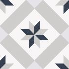 Demeter Grey Patterned Porcelain Tile (250x250mm) | Go Tiles