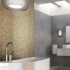 Glint Gold Textured Porcelain Tile (650x333mm) | Go Tiles