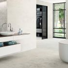 Hamburg White Stone Porcelain Tile (1000x1000mm) | Go Tiles