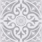 Devon Grey Patterned Porcelain Tile (330x330mm) | Go Tiles