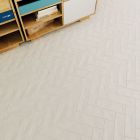 Bellever Soft White Matt Porcelain Brick Tile (200x65mm) | Go Tiles