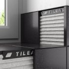 Tileasy Aluminium 12mm Matt Black Tile Trim | Tile Edging