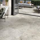Hamburg Grey Stone Porcelain Tile (1000x1000mm) | Go Tiles