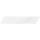 Coleridge White Marble Porcelain Chevron Tile (400x80mm) | Go Tiles