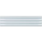 Avon Ribbed Baby Blue Ceramic Brick Tile (200x50mm) | Go Tiles