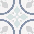 Minsk White Patterned Porcelain Tile (250x250mm) | Go Tiles