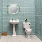Metro Powder Blue Ceramic Brick Tile (200x100mm) | Go Tiles