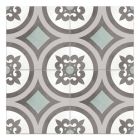 Egon Grey Patterned Porcelain Tile (185x185mm) | Go Tiles