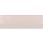 Vienna Convex Fair Pink Ceramic Brick Tile (200x65mm) | Go Tiles