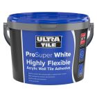 UltraTile ProSuper White Highly Flexible Wall Adhesive - 15kg | Tile Adhesive