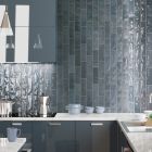 Norway Navy Porcelain Brick Tile (200x65mm) | Go Tiles